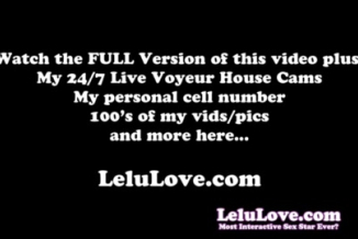 Lelu Love (2:35) "You didn't hear me saying : slow down?"